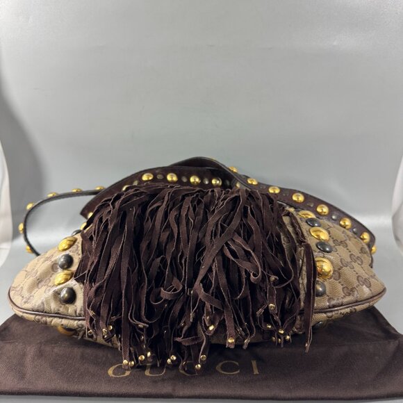 100% Authentic Gucci GG Crystal Indy Shoulder Bag - Picture 13 of 14